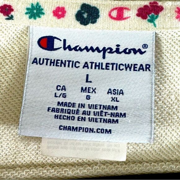 Champion Sweatshirt womens large french terry logo oversized camps athleisure - Picture 6 of 12